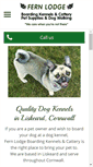 Mobile Screenshot of fernlodgeboardingkennels.co.uk